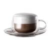 2pc NF Living Serving Clear Cup 150ml Solid Double-Walled