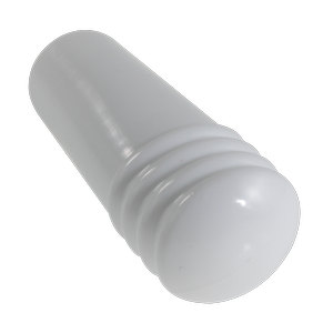 Adoored 100mm White Cushion Door Stop - 10 Pack