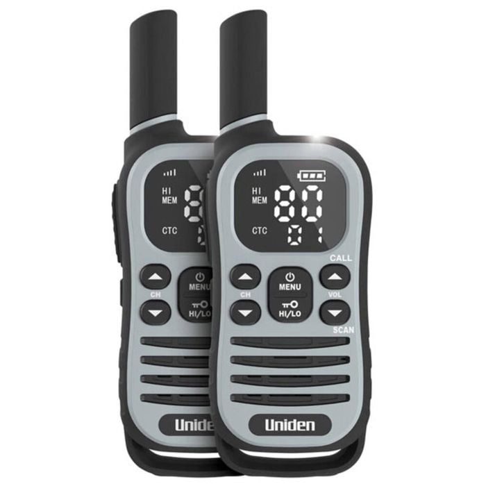 Uniden UH615-2 Max 1.5W UHF CB HH Radio Twin Pack