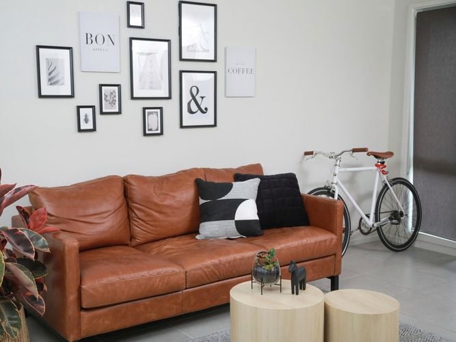 wall with photo frames