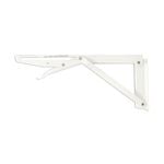 Carinya 250 x 115mm White Spring Loaded Folding Bracket