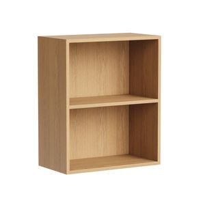 Kaboodle 200-299mm Oak Latte Customisable Wall Open Shelf