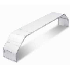 Swiftco Trailers Dual Axle Galvanised Guard - 4 BENDS 1650mm - 10 Inch Wide - Suits 14 Inch Tyres