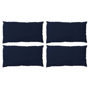 2x 2pc The Lighthouse Washed Cotton Standard Bedding Pillowcases Navy