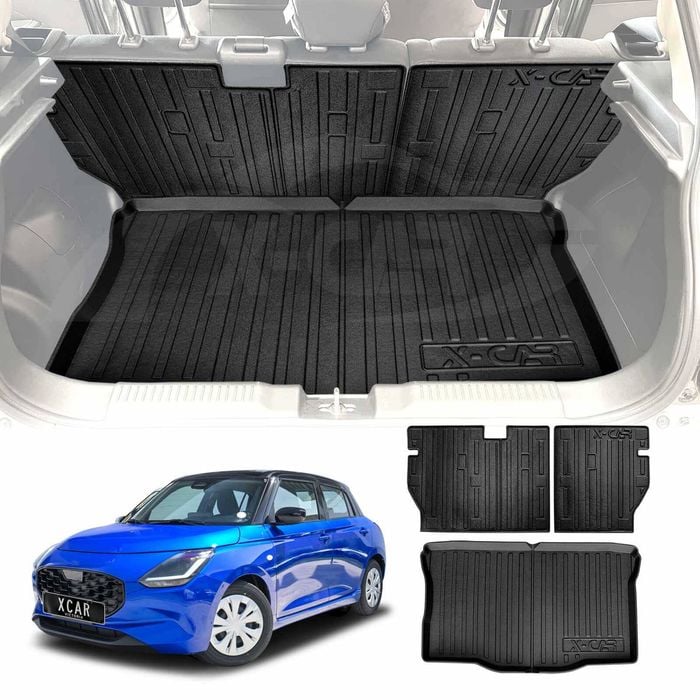 Boot Liner Back Seat Protector for Suzuki Swift 4th Gen 2024-Onwards Heavy Duty Cargo Trunk Kick Mat