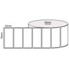 Labels Now Australia Labels Now 76mm x 23 mm White Thermal Transfer Labels, 2,500 per Roll, 25 mm Core