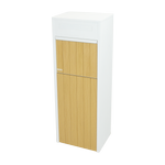 Sandleford 100cm White Matte Peninsula Parcel Letterbox