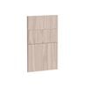 Kaboodle 450mm Silver Ash Modern 3 Drawer Panels