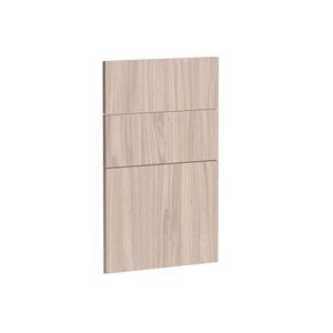 Kaboodle 450mm Silver Ash Modern 3 Drawer Panels