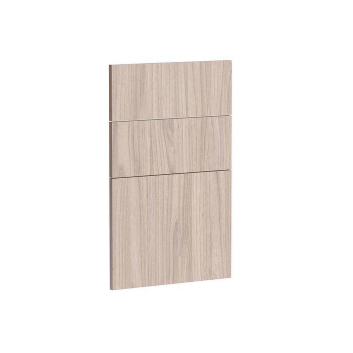 Kaboodle 450mm Silver Ash Modern 3 Drawer Panels