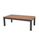 Mimosa 125 x 65cm Charcoal Rhone Aluminium Coffee Table