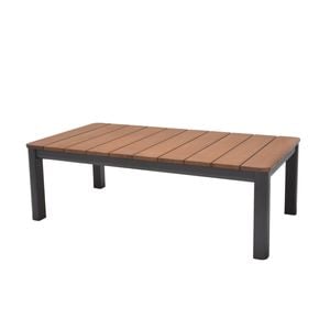 Mimosa 125 x 65cm Charcoal Rhone Aluminium Coffee Table
