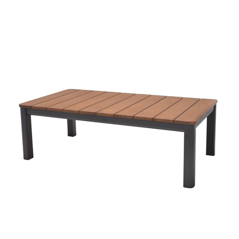 Mimosa 125 x 65cm Charcoal Rhone Aluminium Coffee Table