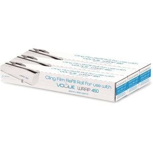 Vogue Cling Film Fits Wrap450 Dispenser 3 Pack 300m Commercial Food Wrap