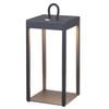 Telbix Sotra Modern Table Desk Lamp Light Aluminium Black Sand