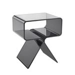 MIUZ Acrylic Bedside Table - Modern Transparent Nightstand, Waterproof & Compact