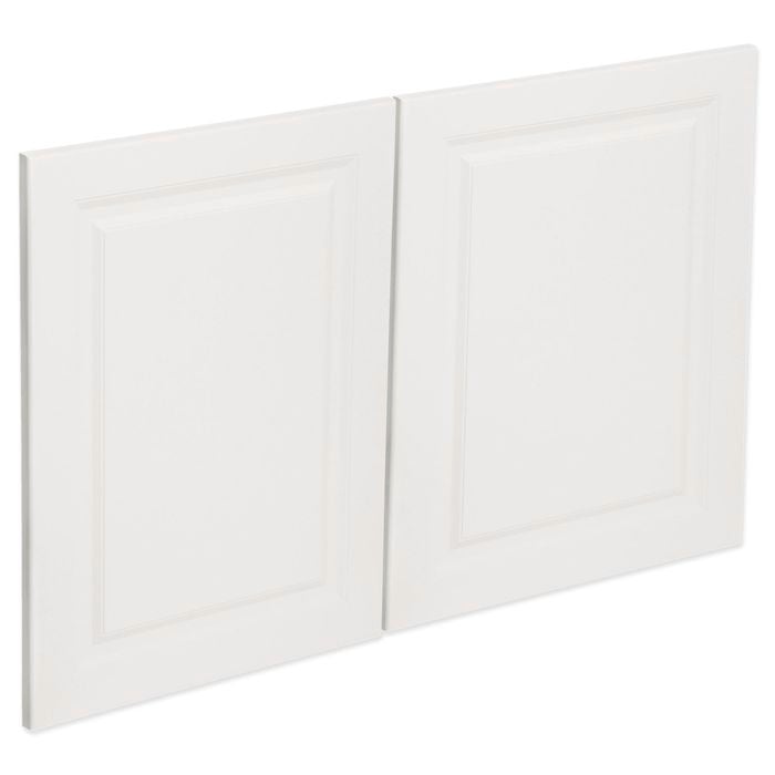 Kaboodle 900mm White Gloss Heritage Rangehood Doors - 2 Pack