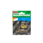 Prestige 12 x 38 x 1.5mm Brass Decorative Bracket