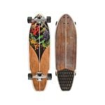 Oxelo Carve 540 Longboard - Mahogany
