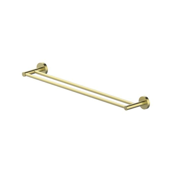 Gareth Ashton Brushed Brass 760mm Double Towel Rail
