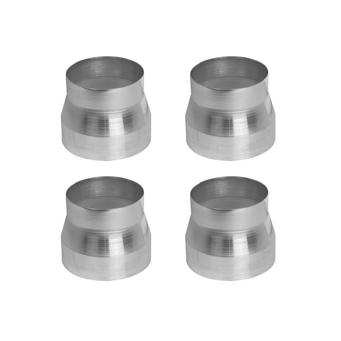Deflecto 125-150mm Aluminium Duct Increaser/Decreaser - 4 Pack
