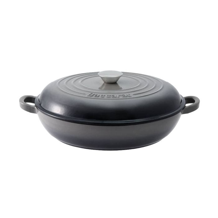 Baccarat Le Connoisseur Cast Iron French Saute Pan 31cm - Smoke