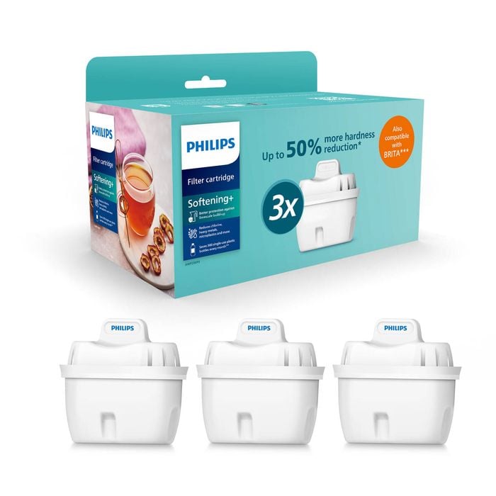 Philips 100L White Softening Plus Water Station and Jug Filter