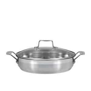 Scanpan Impact Chef's Pan With Lid 28cm