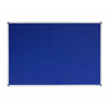 Corporate Felt Pinboard Aluminium Frame 1800x900mm Blue