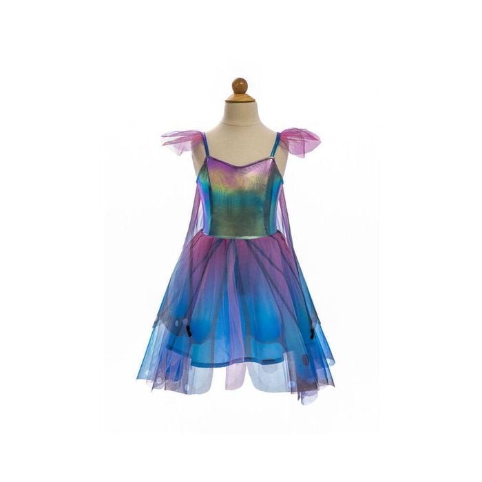 Great Pretenders Twirl Dress & Wings Fairy Costume Size 5-6 Kids/Girls 5y+