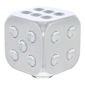 Chrome Dice Gear Shift Knob Universal