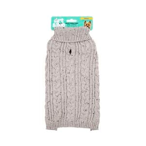 Art & Bob 30cm Grey Small Knitted Dog Jumper