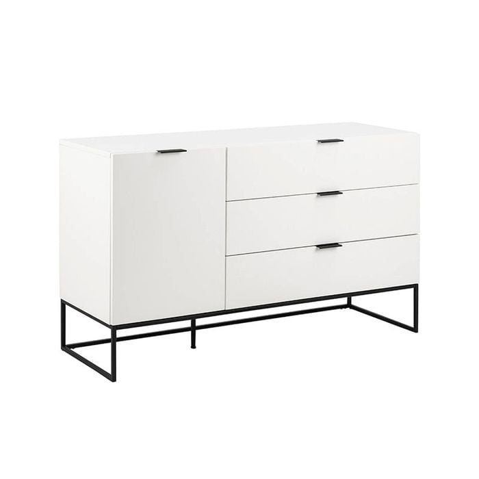 Modern Furniture SVANA Sideboard Buffet 134cm - White