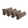 SOGA 4x 150cm Coffee Wedge Pillows