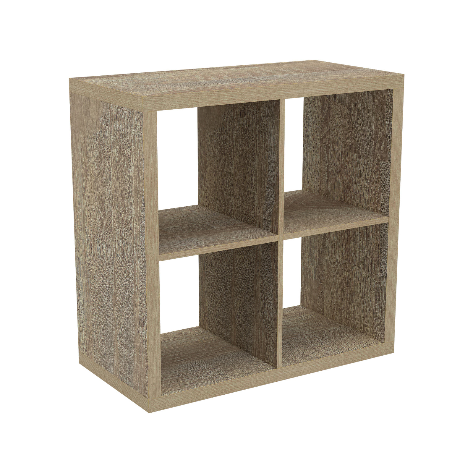 Flexi Storage Clever Cube 76 x 39 x 76cm Oak 2 x 2 Cube Unit Bunnings Australia