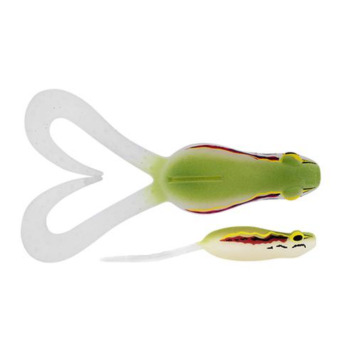 Daiwa 2023 BaitJunkie Kikker Curly Big Frog Soft Plastic Surface Fishing Lure Amagaeru