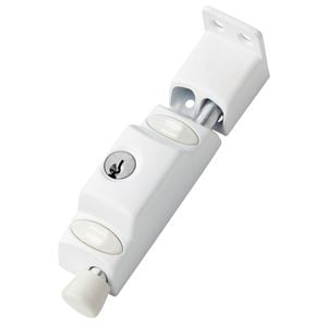 Lockwood White 680 Patio Bolt Keyed Alike
