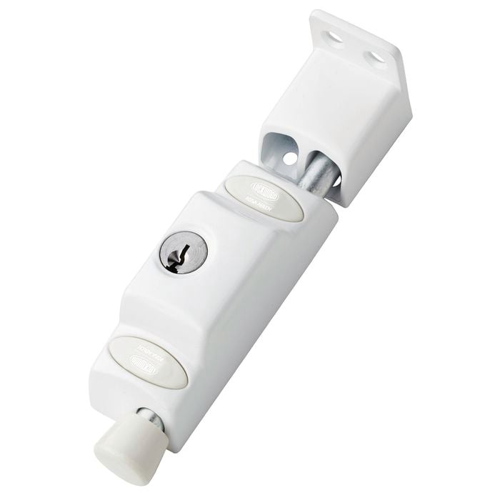 Lockwood White 680 Patio Bolt Keyed Alike