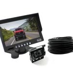 Elinz 7" HD LCD Monitor 12V/24V IR CCD 4PIN Car Reversing Camera Truck Caravan - 7.0" | Wired Transmission | 4PIN System
