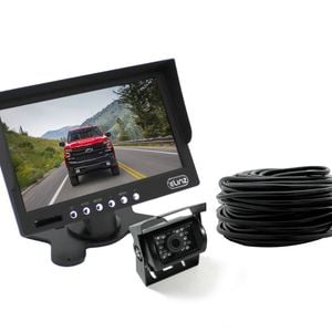 Elinz 7" HD LCD Monitor 12V/24V IR CCD 4PIN Car Reversing Camera Truck Caravan - 7.0" | Wired Transmission | 4PIN System