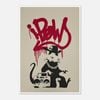 Galrie Banksy Gangsta Rat Art Print - Iconic Urban Rebellion Poster, 2004, Poster Only, 70 x 100cm (28 x 40inch)