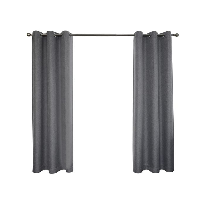 Windoware 120 x 223cm Pepper Urban Room Darkening Eyelet Curtain - 1 Pack