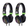 2PK Moki Popper Levels Black Headphones