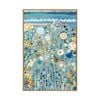 Artey | Ocean Garden II - Framed Canvas - Natural Frame - 80 x 120 cm