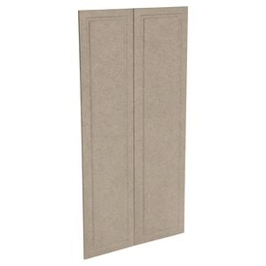 Kaboodle 900mm Raw Board Heritage Pantry Doors - 2 Pack