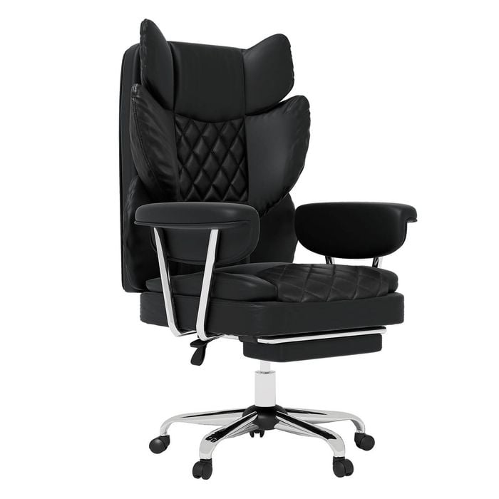 Levede PU Leather Office Chair - Black