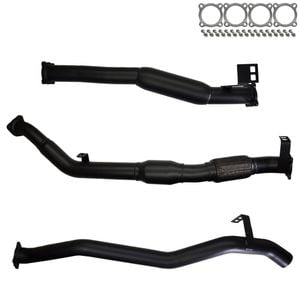 Ignite Exhausts Turbo Back For Toyota Landcruiser 76 Series V8 Wagon 3" Cat & Hotdog 409 Stainless Steel