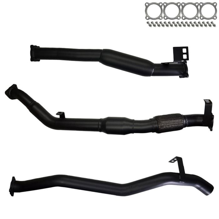 Ignite Exhausts Turbo Back For Toyota Landcruiser 76 Series V8 Wagon 3" Cat & Hotdog 409 Stainless Steel