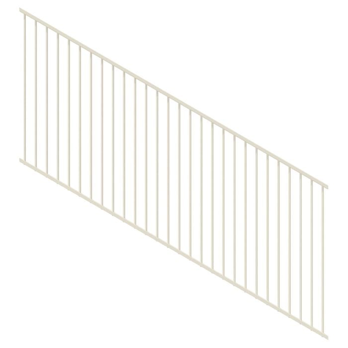 ProtectorAl 1201 - 2400 x 1200mm Surfmist Raked 16-30º Flat Top Pool Fence Panel