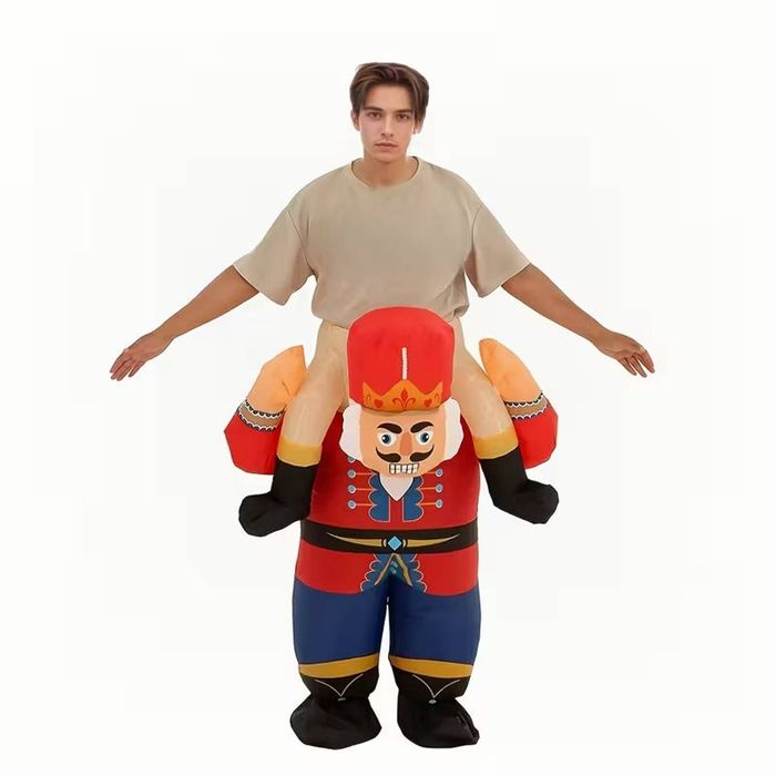 Lifebay Nutcracker Soldier Inflatable Ride-On Costume